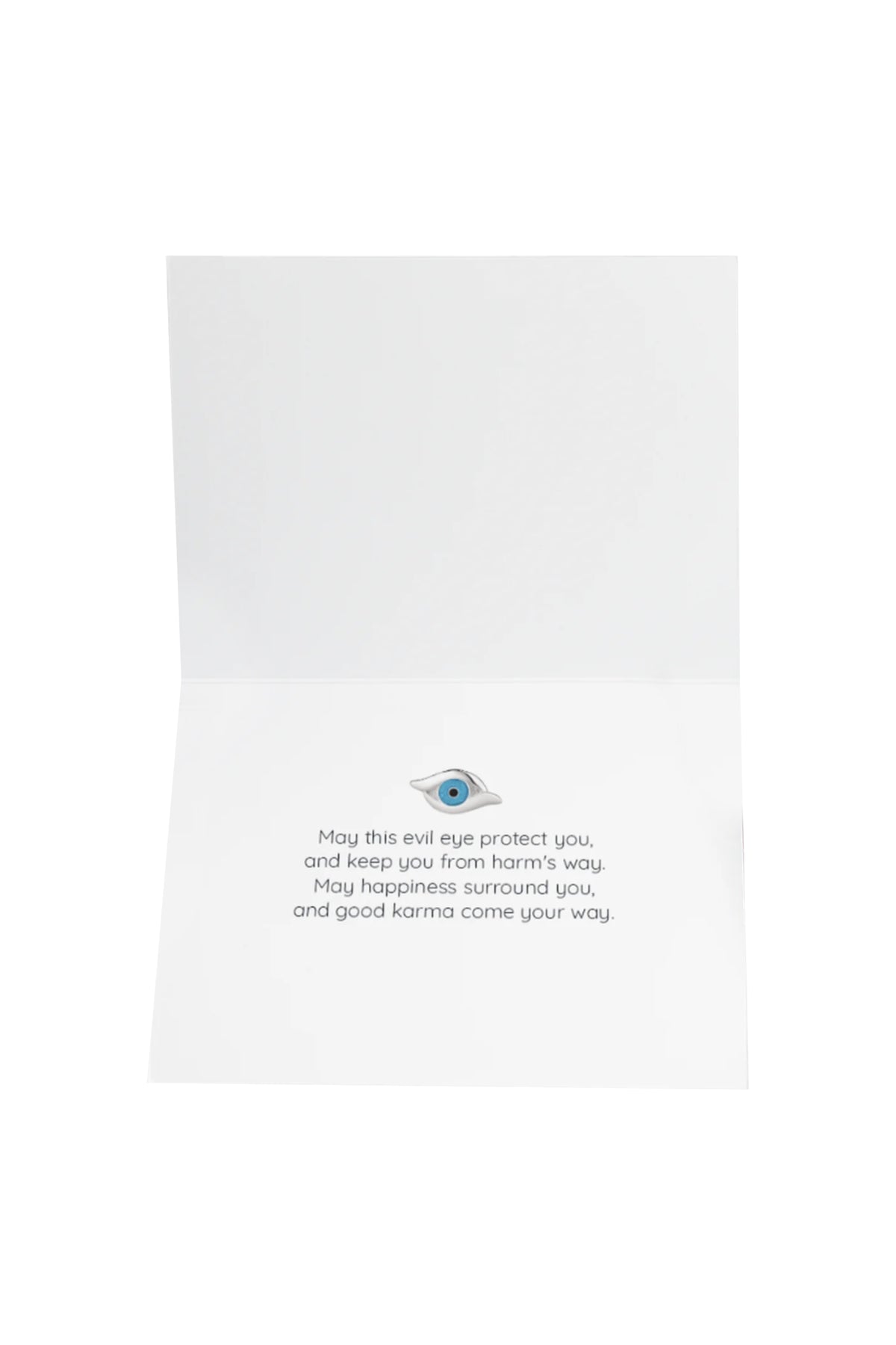 Greeting Gift Card Folded Evil Eye