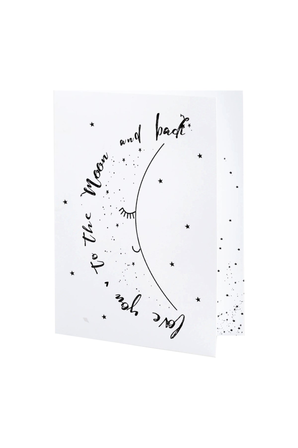 Greeting Gift Card Love You to the Moon and Back