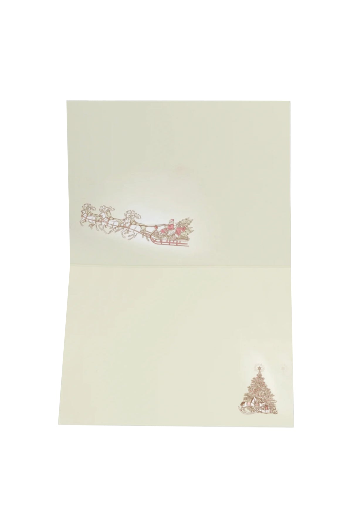 Greeting Gift Card Folded Merry Little Christmas