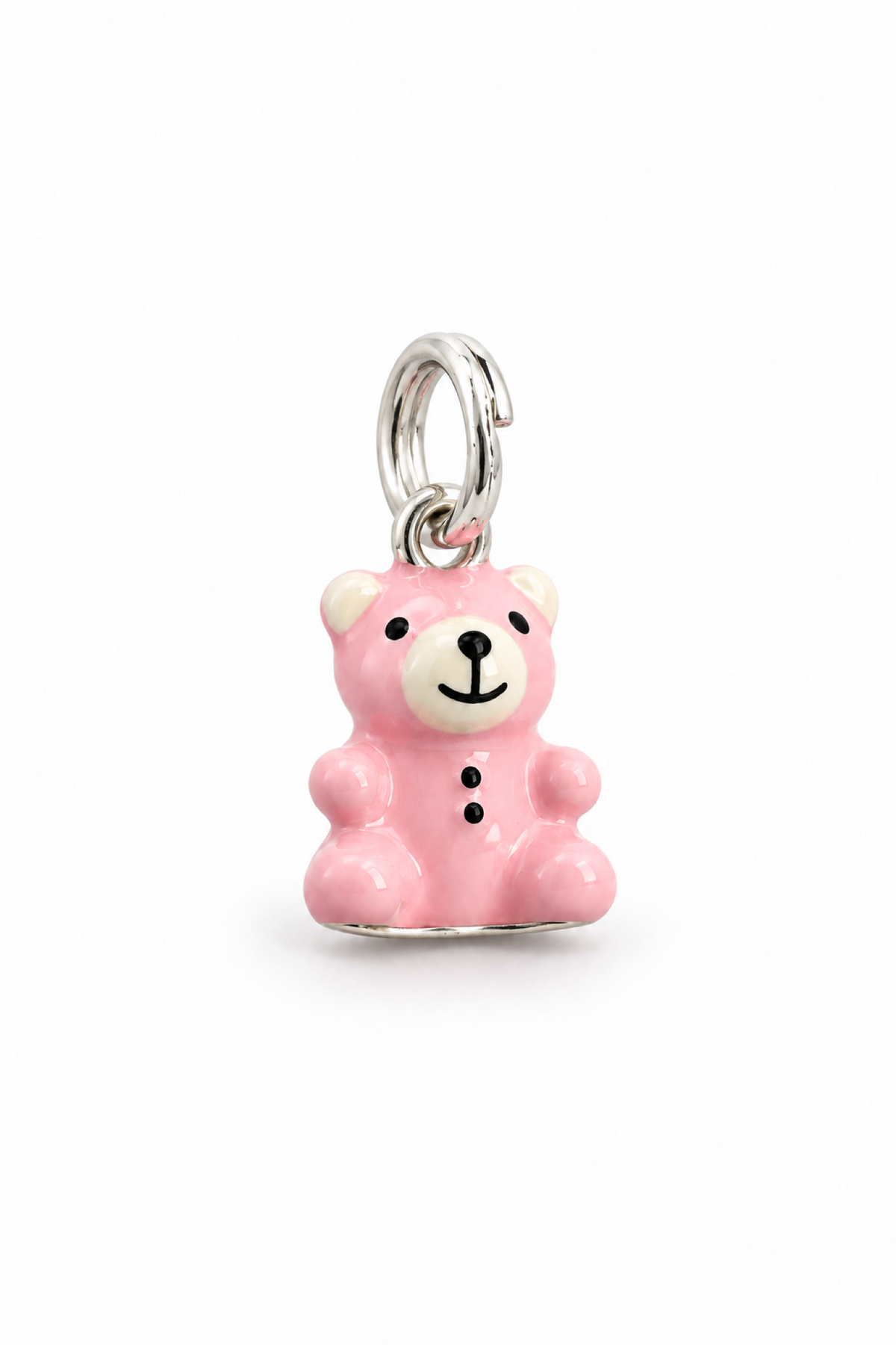 My Little Angel Babylinks pink teddy bear bead charm