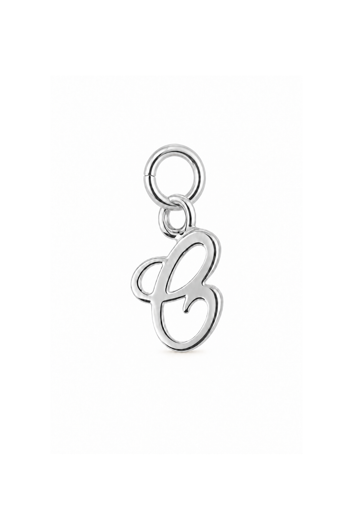 sterling silver small alphabet letter C charm