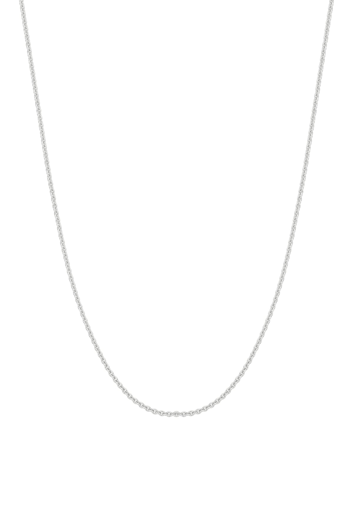 Sterling Silver 1.6mm Cable Chain Necklace