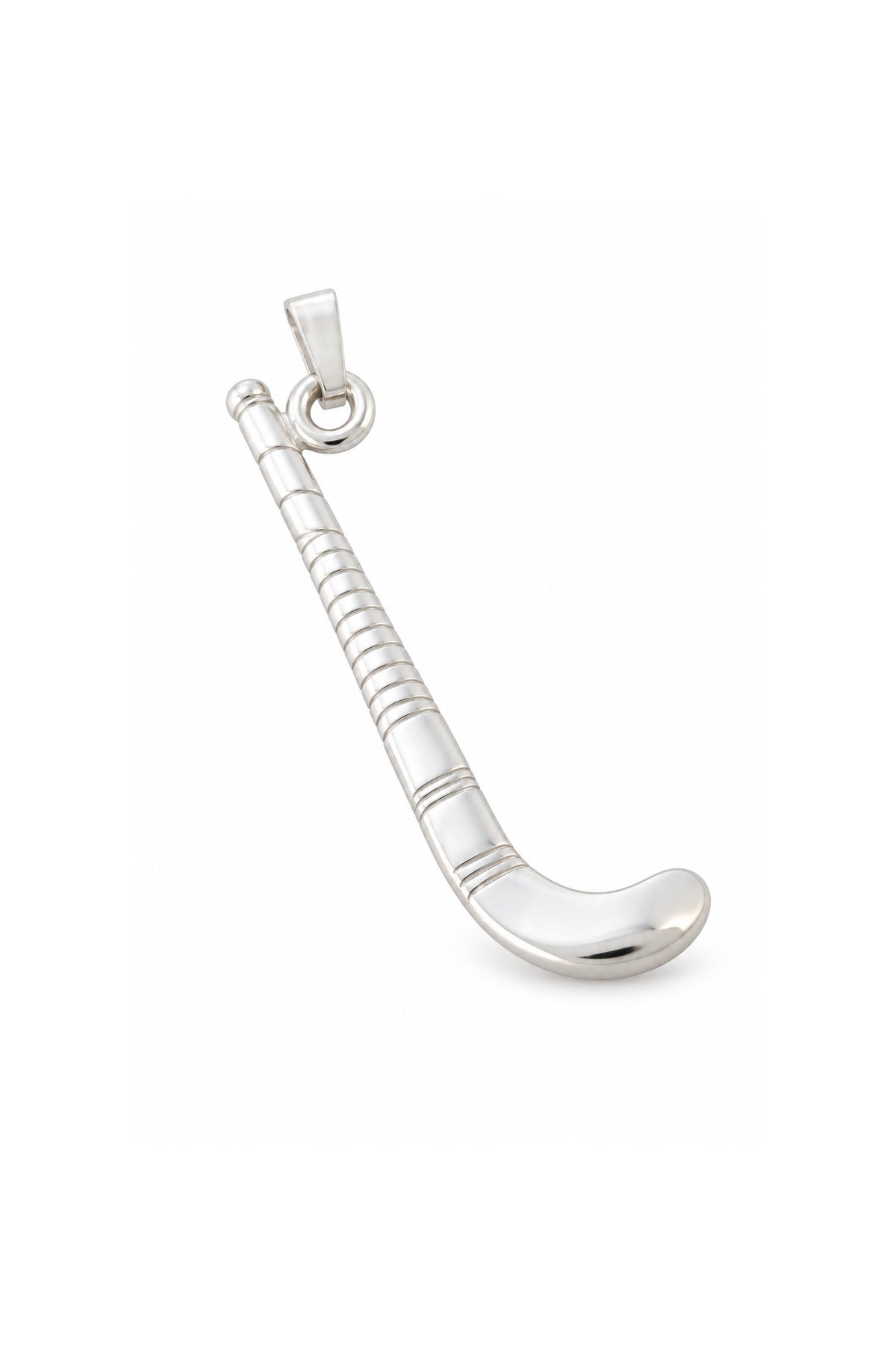 Unisex Hockey Stick Charm Charm in Sterling Silver